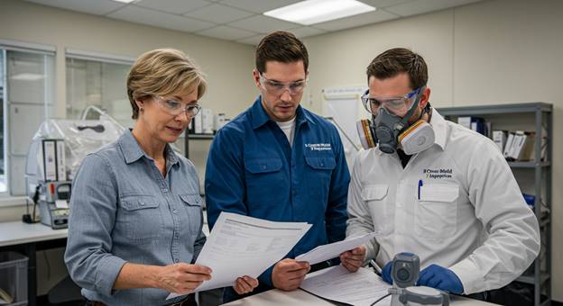 Certified mold inspectors in Airdrie, Alberta.